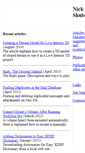 Mobile Screenshot of nickshubin.com